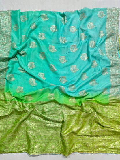 Dolla Silk Tie Die Zari Work Best Quality Saree With Blouse BFSMJ146