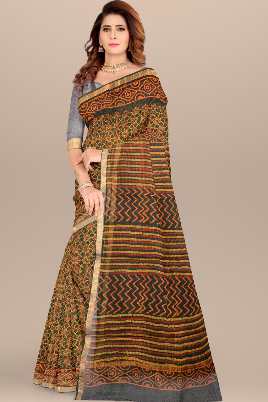 bagru, Kota Doriya Silk Saree, bagru saree, saree,hand block saree