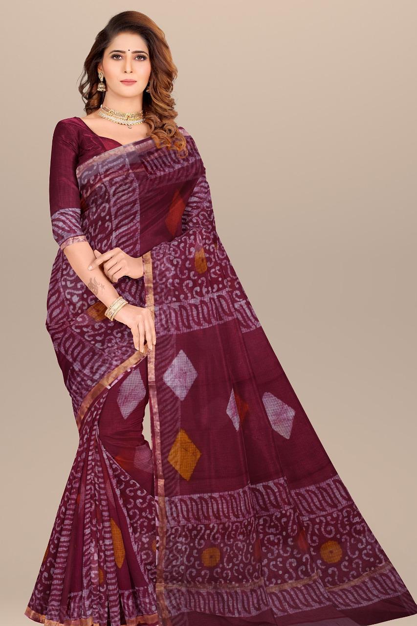 bagru, Kota Doriya Silk Saree, bagru saree, saree,hand block saree